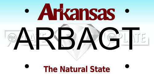 ARBAGT Arkansas License Plate
