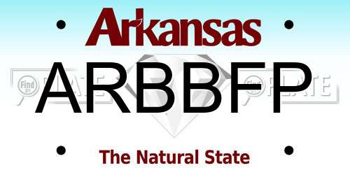 ARBBFP Arkansas License Plate