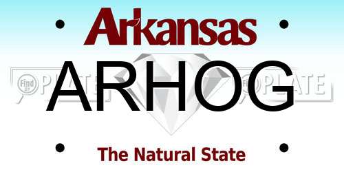 ARHOG Arkansas License Plate