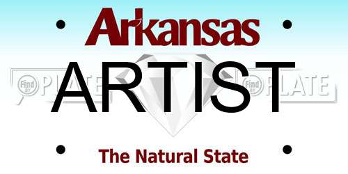 ARTIST Arkansas License Plate