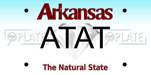 ATAT Arkansas License Plate