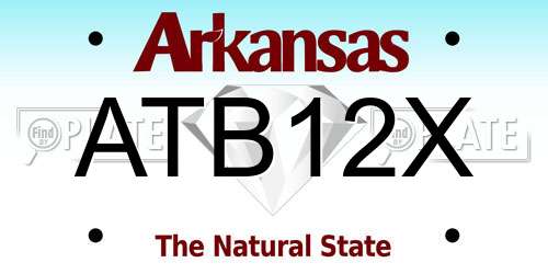 ATB12X Arkansas License Plate