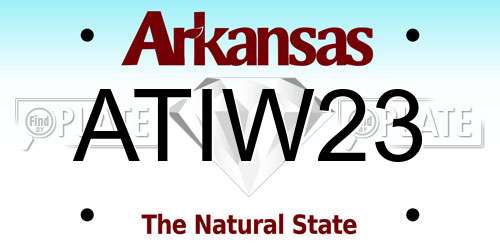 ATIW23 Arkansas License Plate