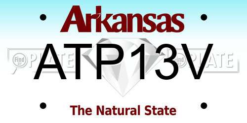 ATP13V Arkansas License Plate