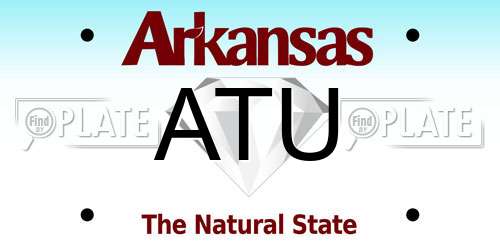 ATU Arkansas License Plate