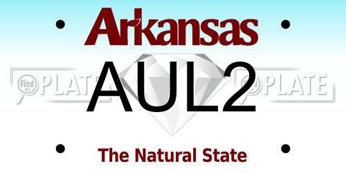 AUL2 Arkansas License Plate