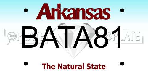 BATA81 Arkansas License Plate