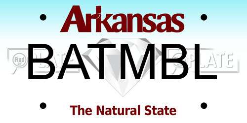 BATMBL Arkansas License Plate