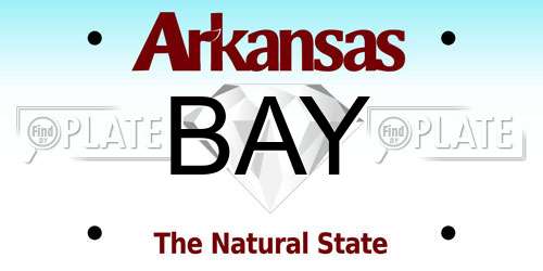BAY Arkansas License Plate