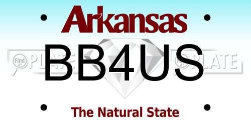 BB4US Arkansas License Plate