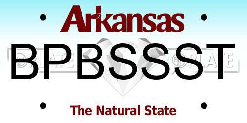 BPBSSST Arkansas License Plate