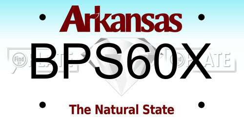 BPS60X Arkansas License Plate