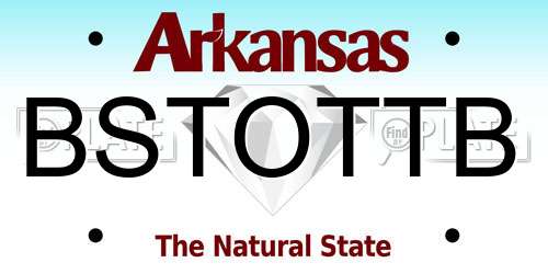 BSTOTTB Arkansas License Plate