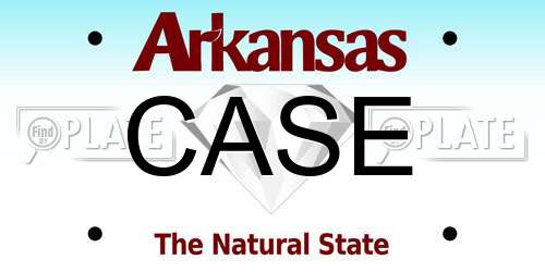 CASE Arkansas License Plate