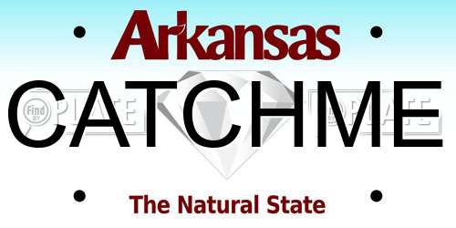 CATCHME Arkansas License Plate