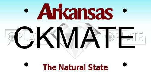 CKMATE Arkansas License Plate