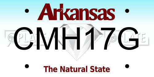 CMH17G Arkansas License Plate