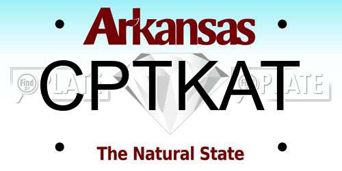 CPTKAT Arkansas License Plate