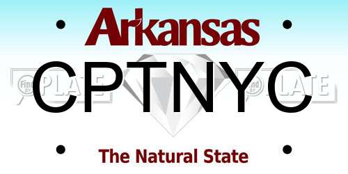 CPTNYC Arkansas License Plate