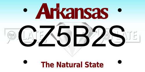 CZ5B2S Arkansas License Plate
