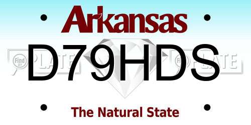 D79HDS Arkansas License Plate