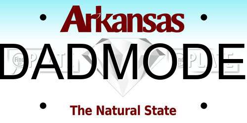 DADMODE Arkansas License Plate
