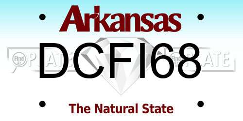 DCFI68 Arkansas License Plate