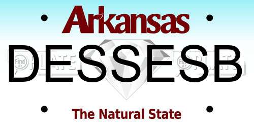 DESSESB Arkansas License Plate