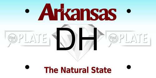 DH Arkansas License Plate