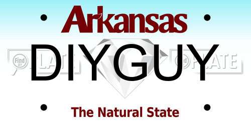 DIYGUY Arkansas License Plate