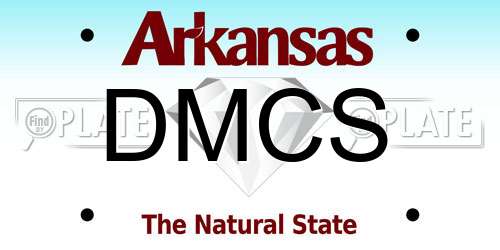 DMCS Arkansas License Plate