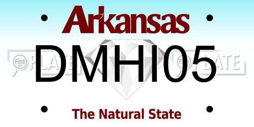 DMHI05 Arkansas License Plate