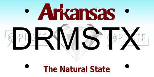 DRMSTX Arkansas License Plate