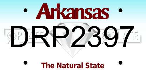 DRP2397 Arkansas License Plate