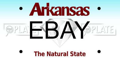 EBAY Arkansas License Plate