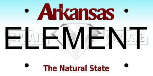 ELEMENT Arkansas License Plate