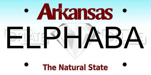 ELPHABA Arkansas License Plate