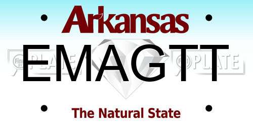 EMAGTT Arkansas License Plate