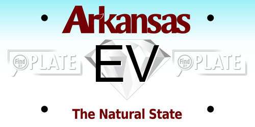 EV Arkansas License Plate