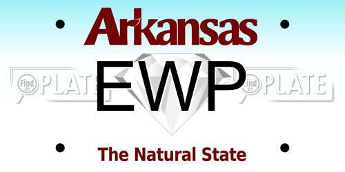 EWP Arkansas License Plate