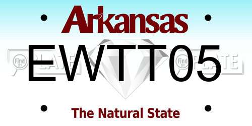 EWTT05 Arkansas License Plate