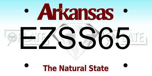 EZSS65 Arkansas License Plate