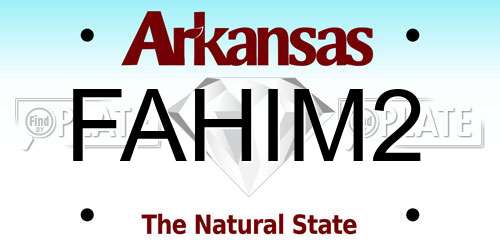 FAHIM2 Arkansas License Plate