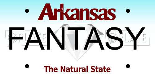 FANTASY Arkansas License Plate