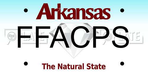 FFACPS Arkansas License Plate