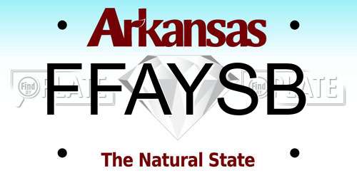 FFAYSB Arkansas License Plate