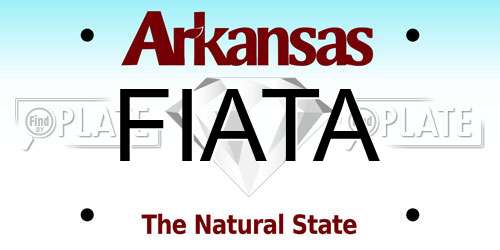 FIATA Arkansas License Plate