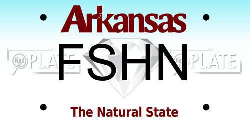 FSHN Arkansas License Plate