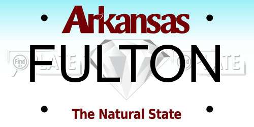 FULTON Arkansas License Plate