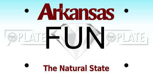 FUN Arkansas License Plate